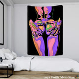 Psychedelic Feel Wall Hanging Tapestry Decor
